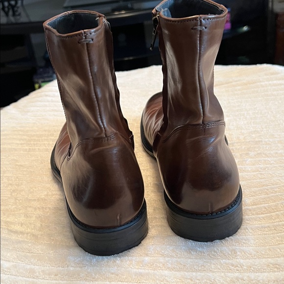 To Boot Adam Derrick Men's Brown Leather Boots - Picture 3 of 8